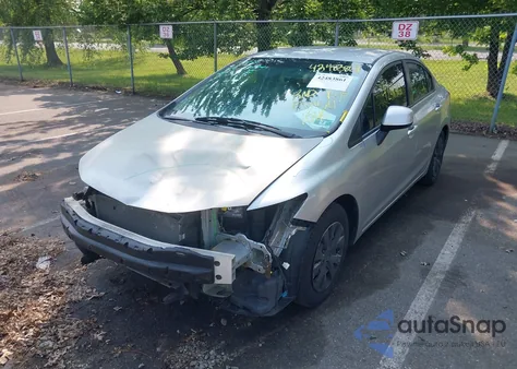 2012 Honda Civic Lx из США, поврежденный, VIN 19XFB2F58CE354900